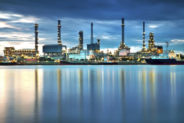 Oil refinery Reflection Water
