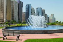Abu-Dhabi-UAE-City-fountain-water