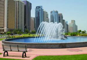 Abu-Dhabi-UAE-City-fountain-water