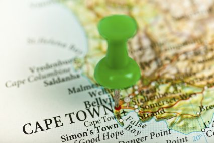 Cape Town South Africa map