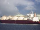 Gas tanker ship vessel