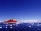 Icebreaker off Antarctica Industrial Ship