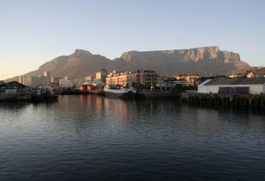 Table mountain Cape Town harbour