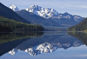 British Columbia mountains lake landscape nature