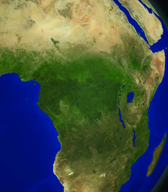 Central Africa map