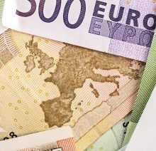 Eurozone Euro Paper Currency