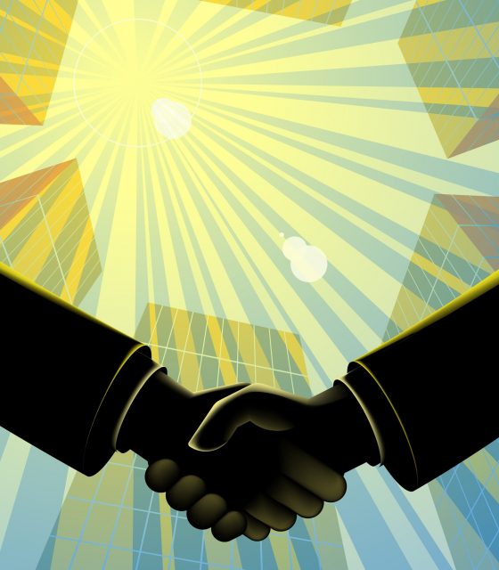 Handshake business relationship relationship