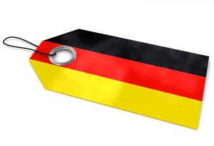 Label Germany flag