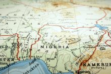 Nigeria map Lagos Africa