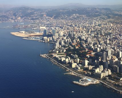 Beirut Lebanon Aerial View