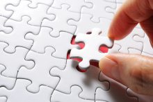 Jigsaw Puzzle Piece Hand