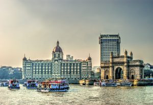 Mumbai Gate Way of India Tajmahal Hotel HDR