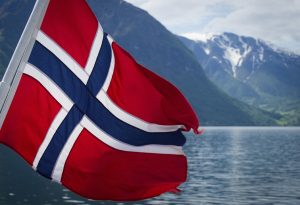 Norway Fjord Norwegian Flag Landscape