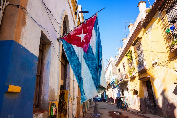 Old Havana Street Cuban Flag_News